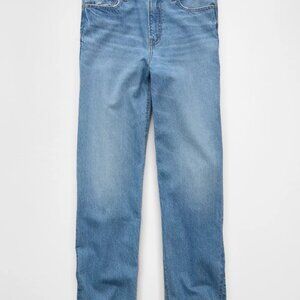 American Eagle Strigid Super High-Waisted Baggy Straight Jean